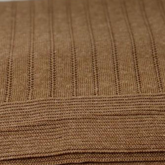 MANTA EM TRICOT - MODELO BAMBOO