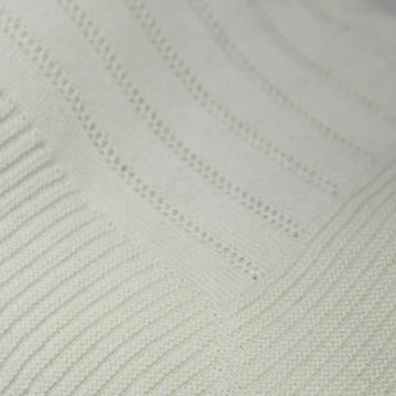 MANTA EM TRICOT - MODELO BAMBOO