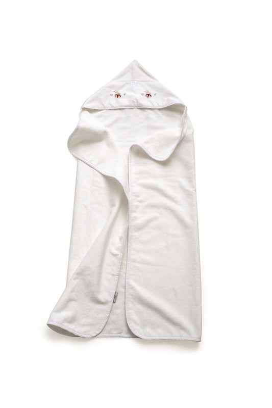 TOALHA BABY COM CAPUZ - BORDADO COELHO