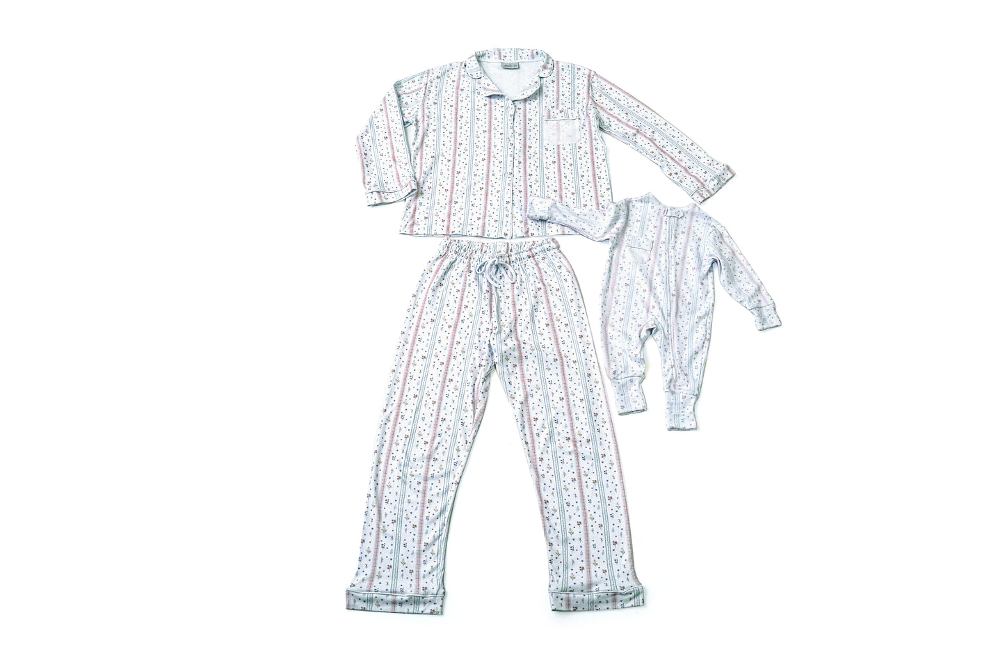 Kit Mamãe Bebê - Floral | Nina Materna by Fio a Fio