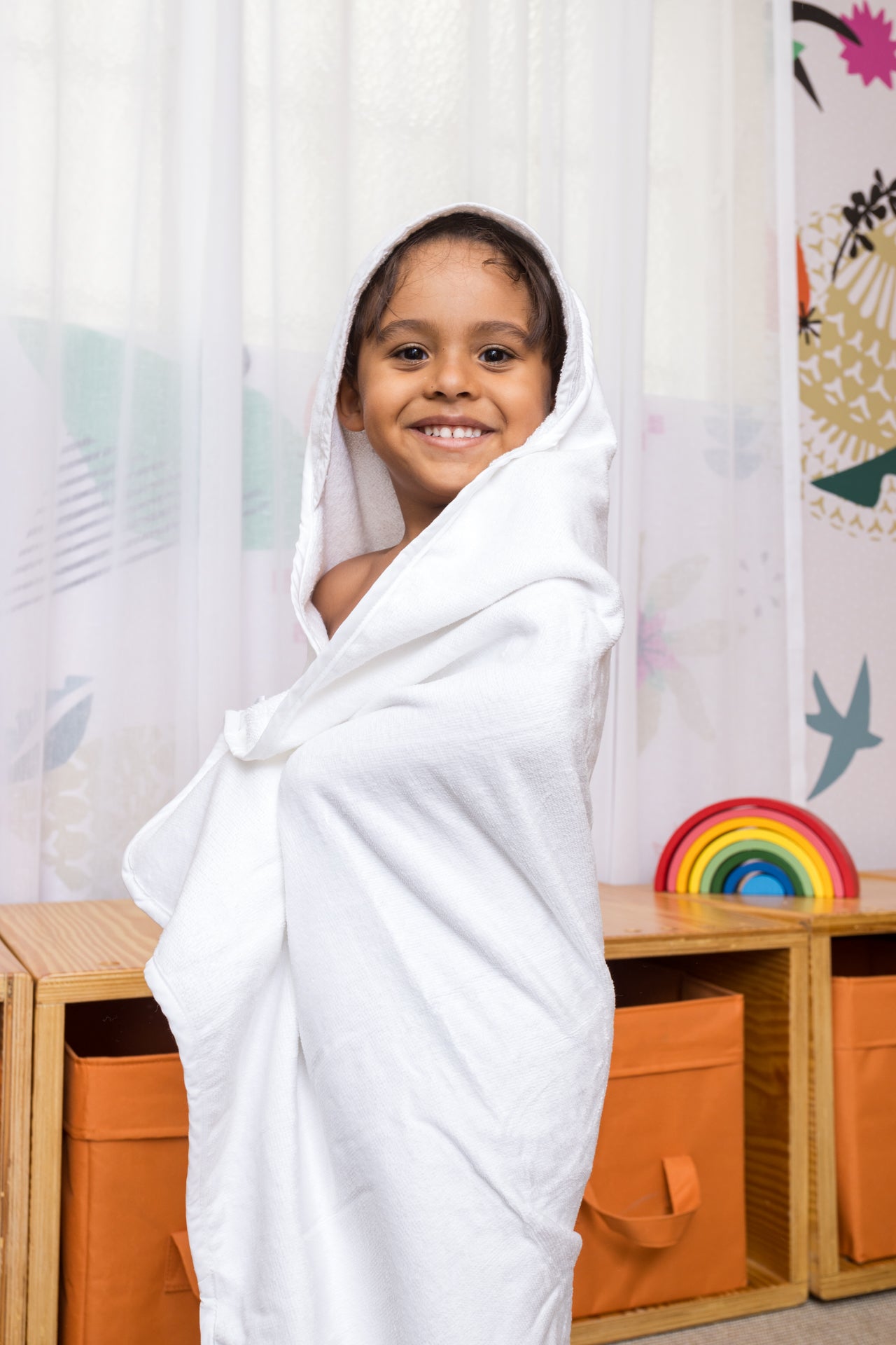 TOALHA DE BANHO KIDS COM CAPUZ - STAR