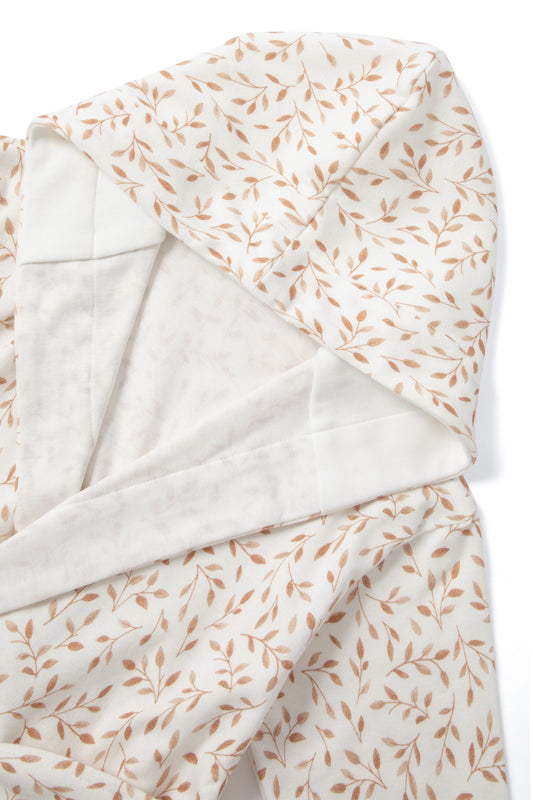 ROUPÃO EM MALHA 100% ALGODÃO - FOLHAS