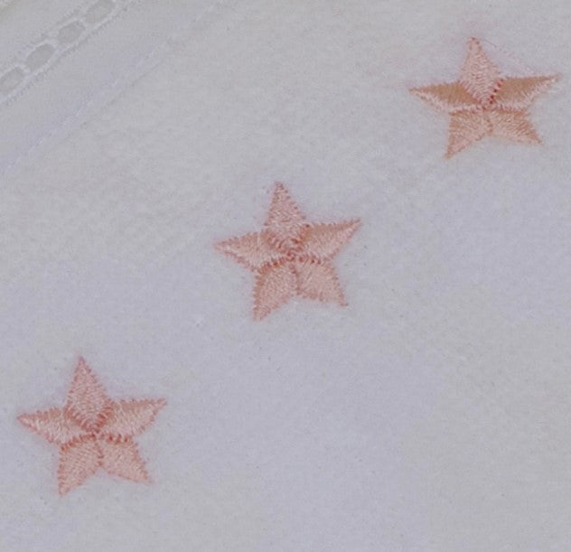 ROUPÃO FELPA BRANCA C/ CAPUZ - STAR BORDADA
