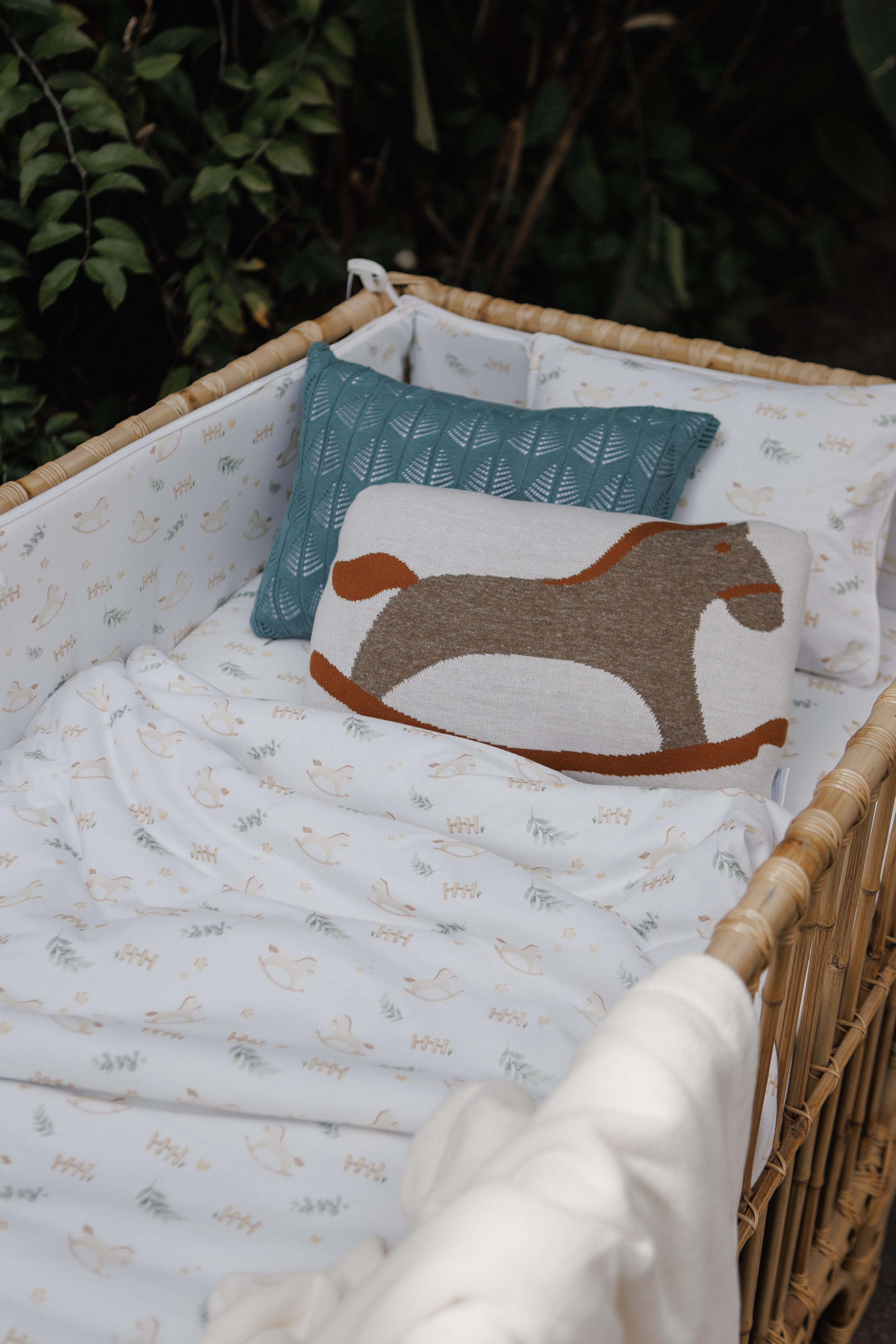 KIT PROTETOR DE BERÇO CAVALINHO