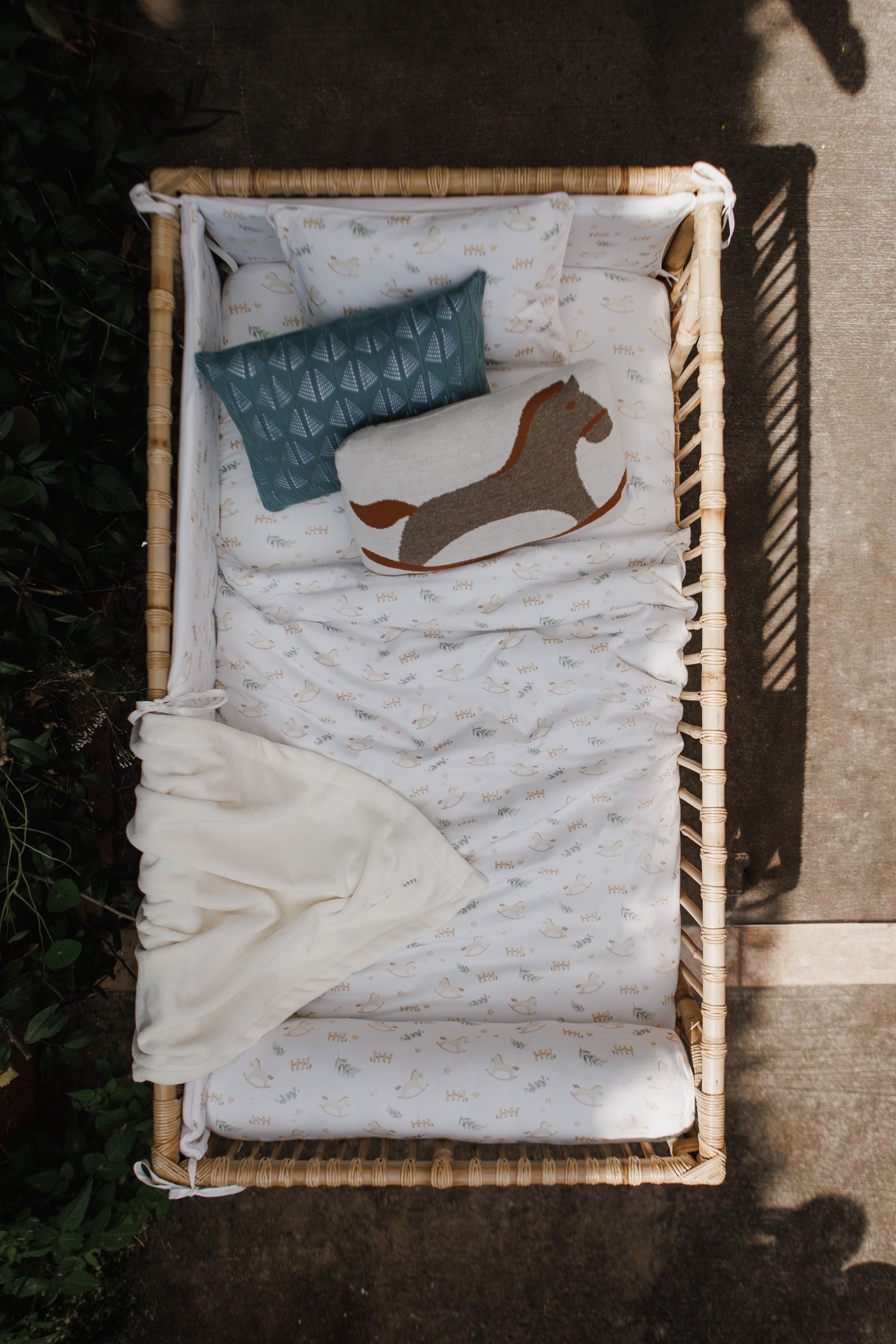 KIT PROTETOR DE BERÇO CAVALINHO