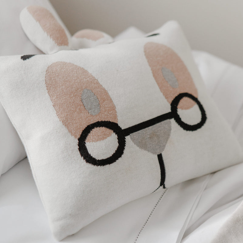 Almofada Tricot Coelho com Orelhas