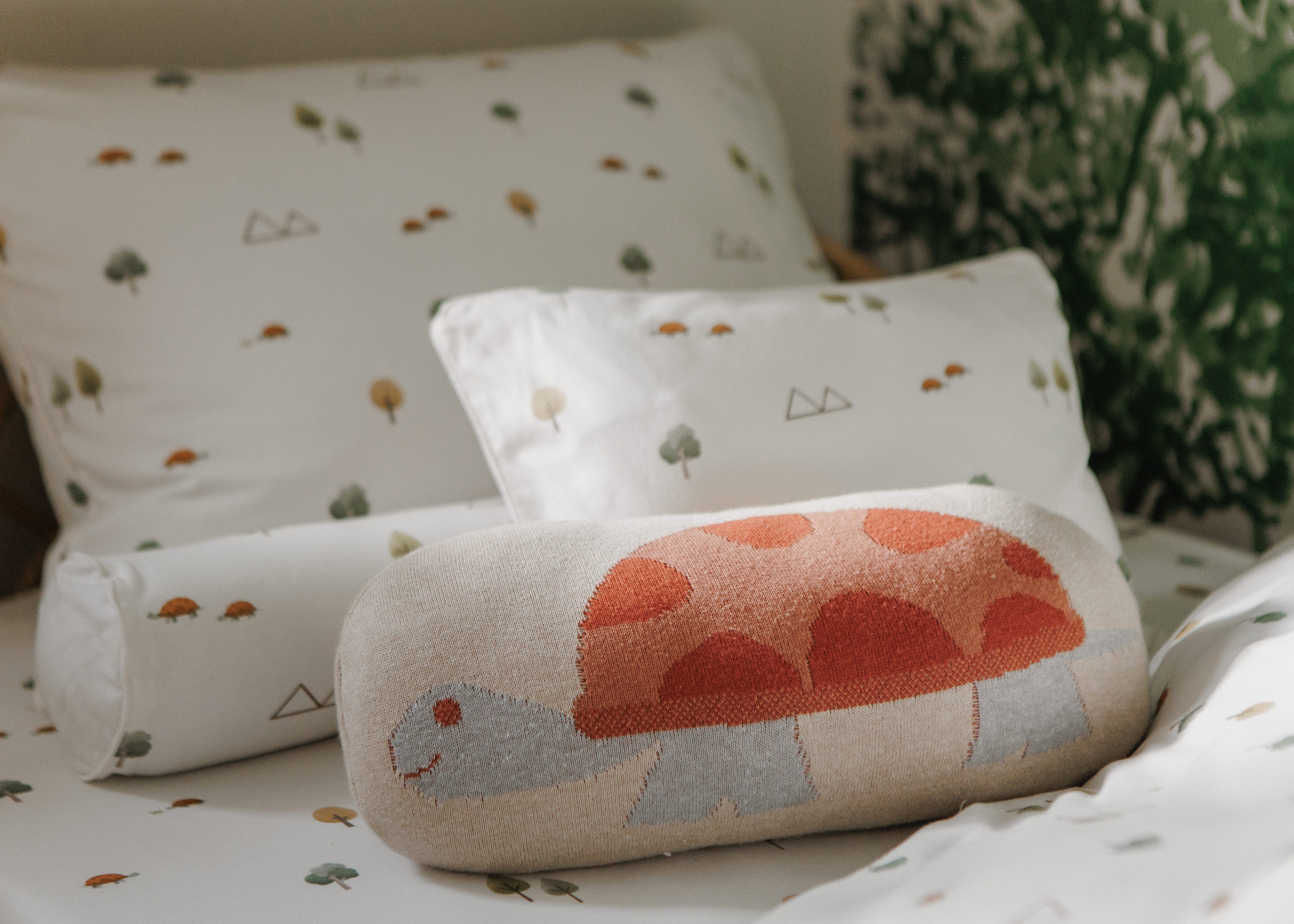 ALMOFADA JABUTI EM TRICOT