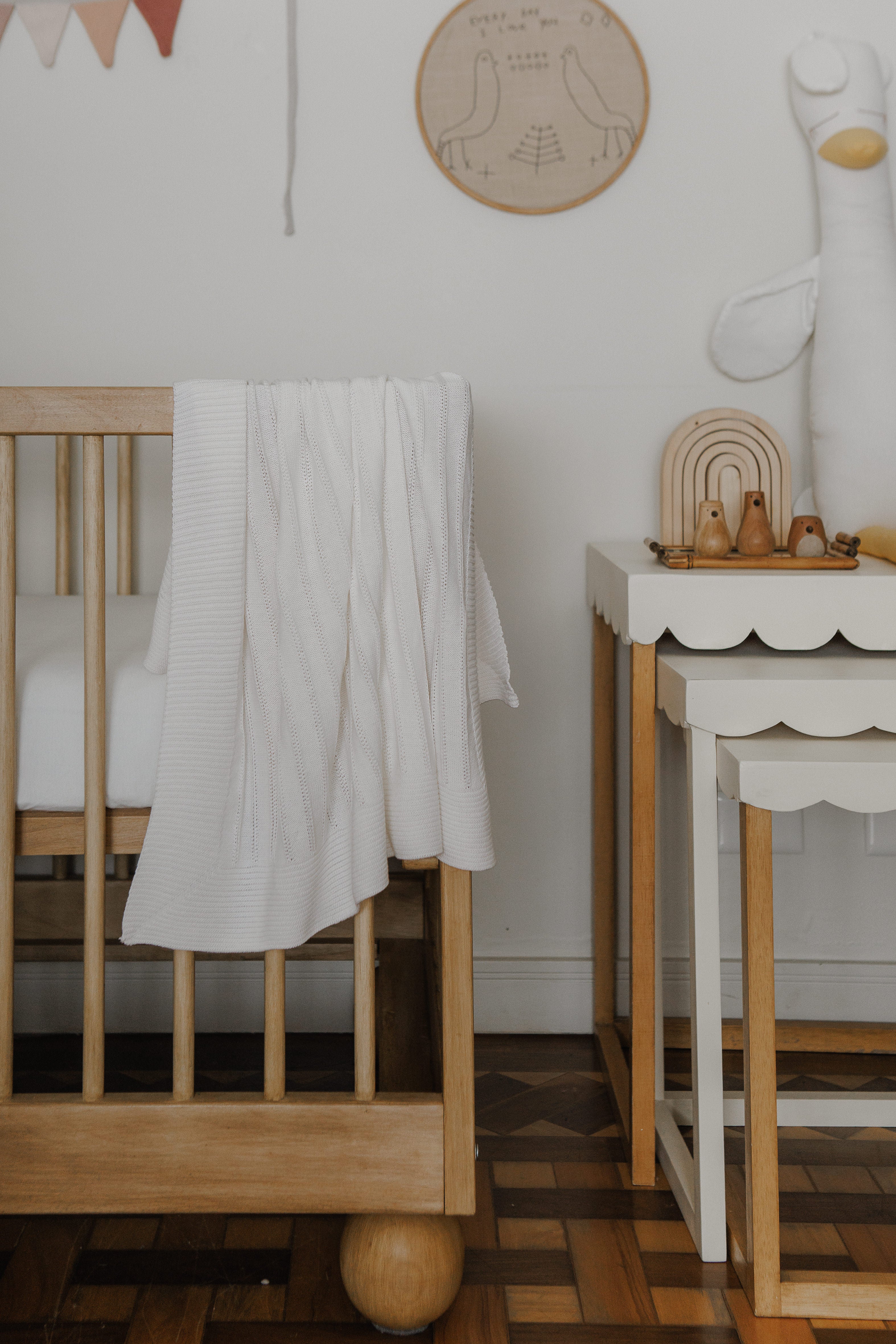 MANTA EM TRICOT - MODELO LAVANDA