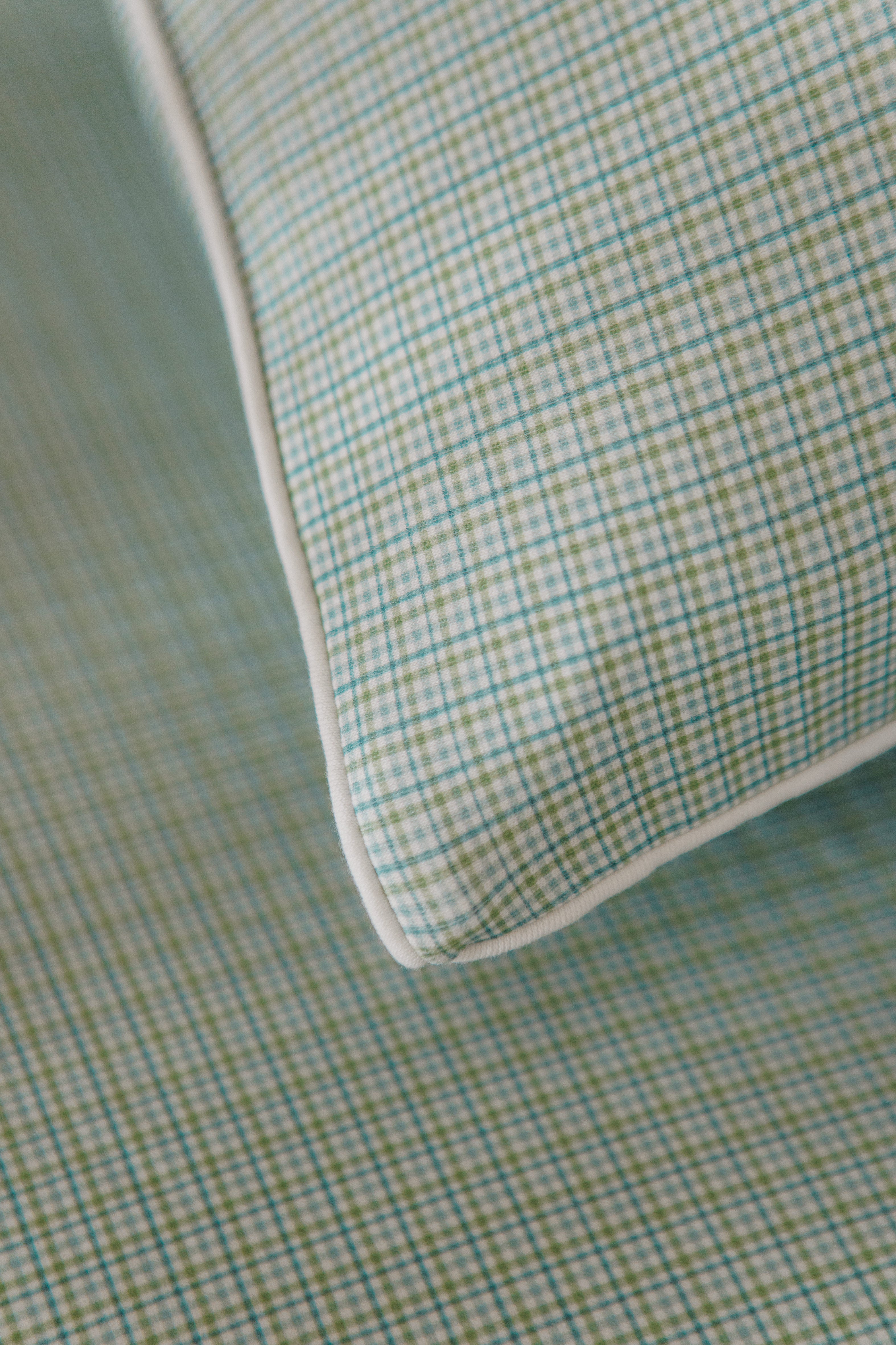 Fronha Nina Materna Xadez Azul