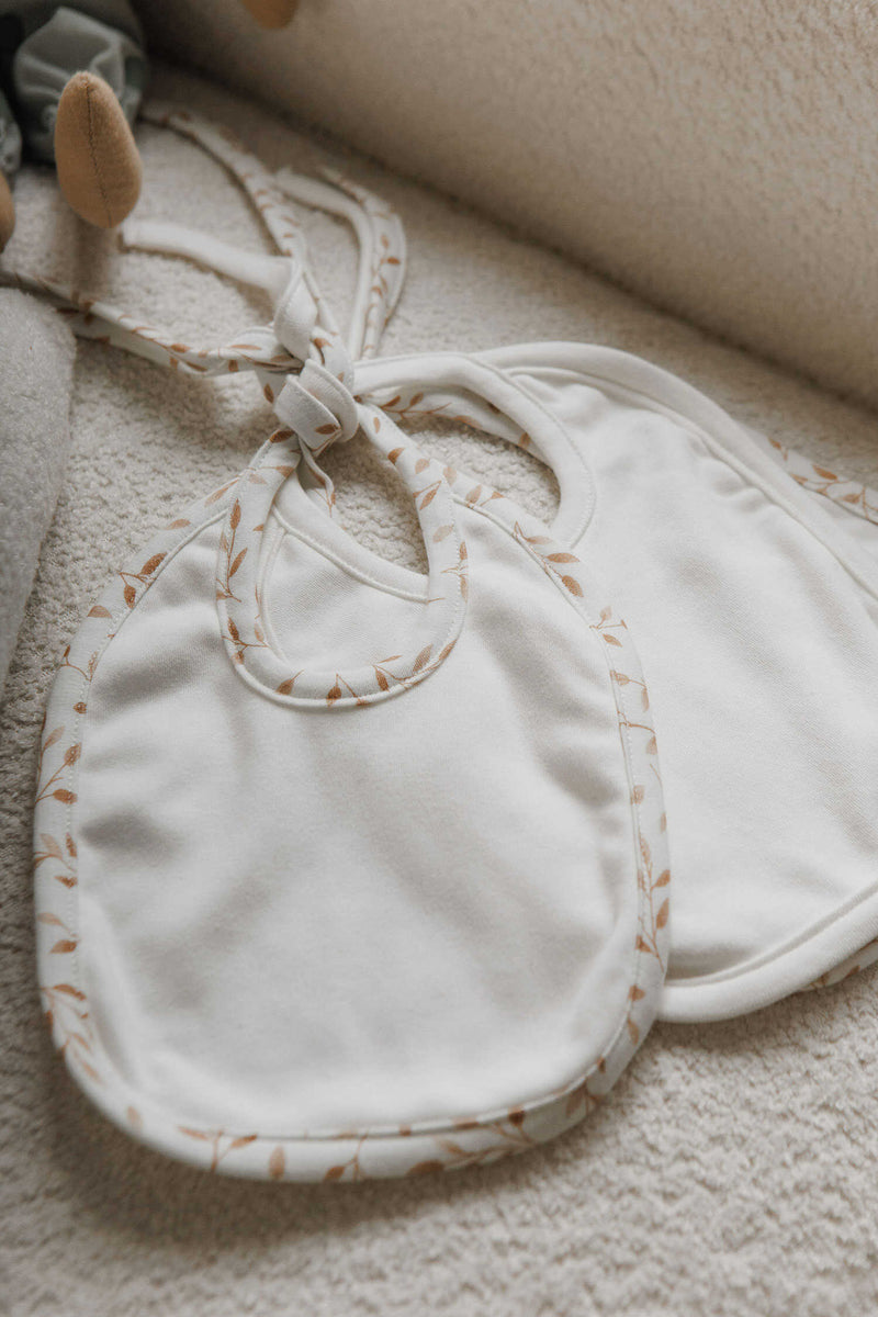 Kit 3 Babadores Folhas