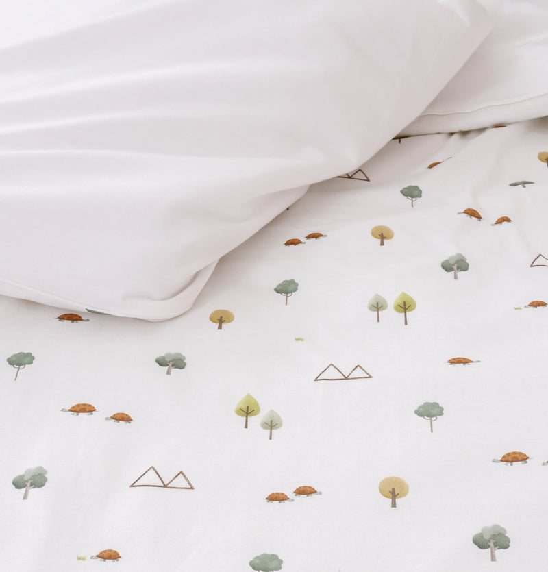 Kit Capa e Recheio Duvet Berço Ouriço 0,90 x 1,35