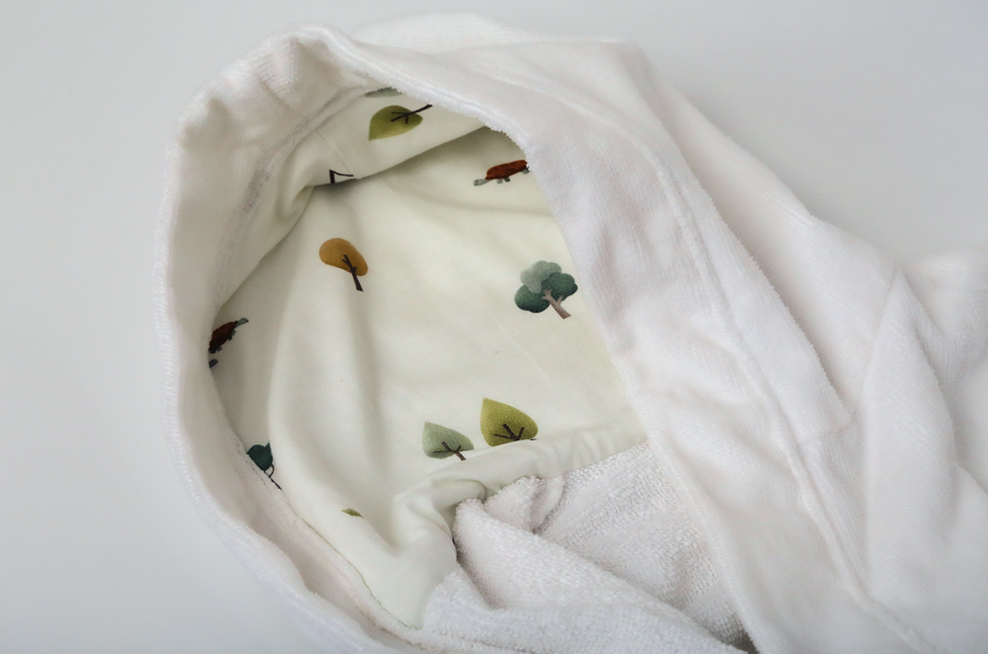 ROUPÃO C/ CAPUZ ESTAMPADO - JABUTI