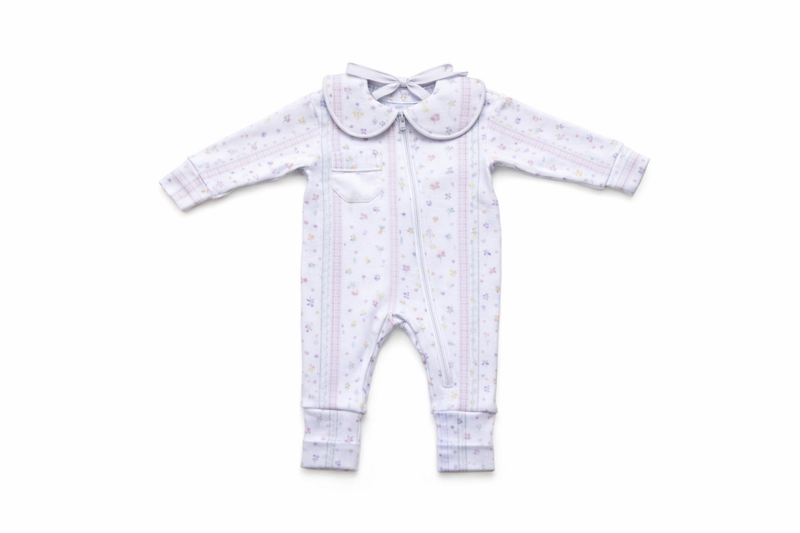 Pijama Macação Baby Floral | Nina Materna by Fio a Fio