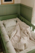 Kit Capa e Recheio Duvet Berço Folhas 0,90 x 1,35