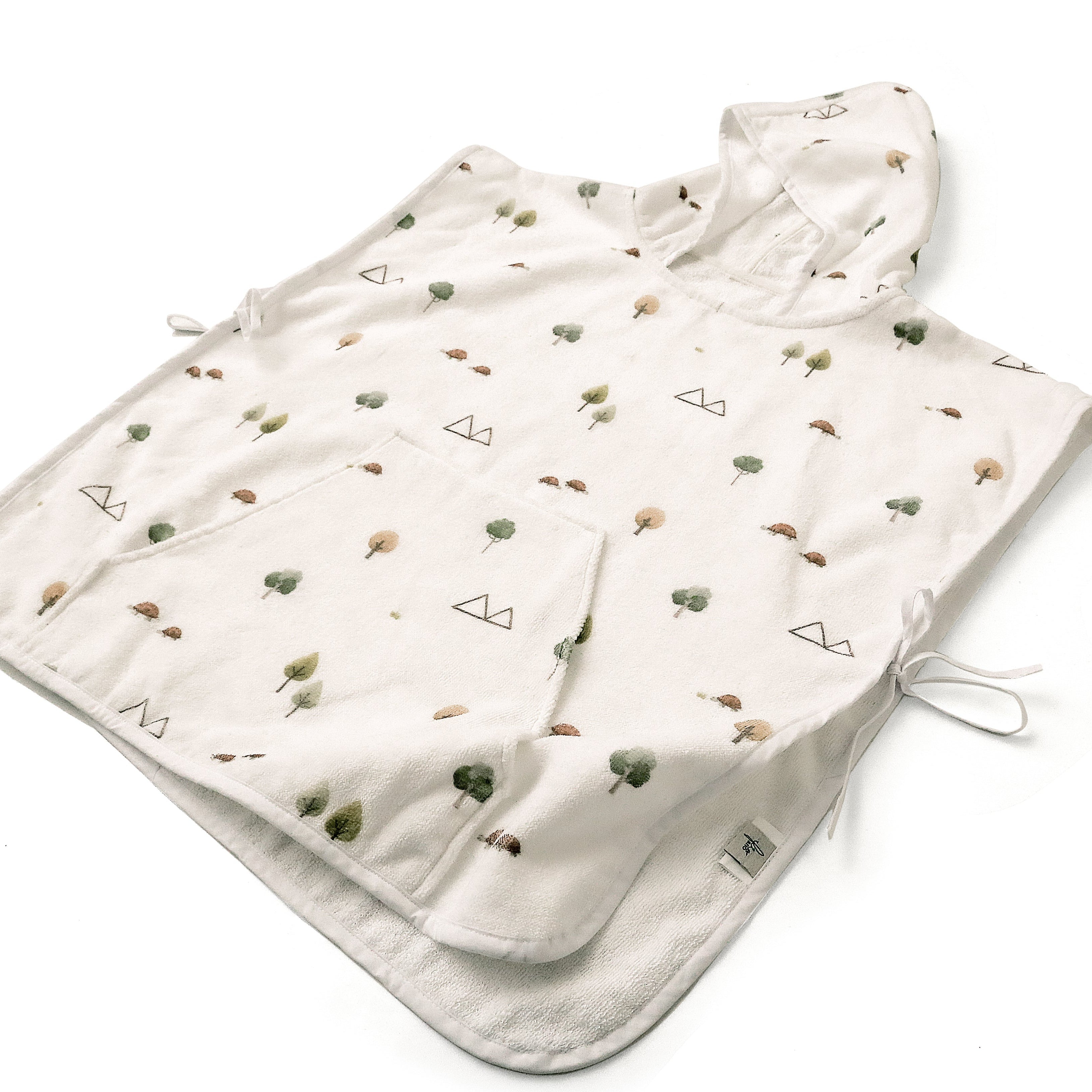 PONCHO EM FELPA ESTAMPADA JABUTI