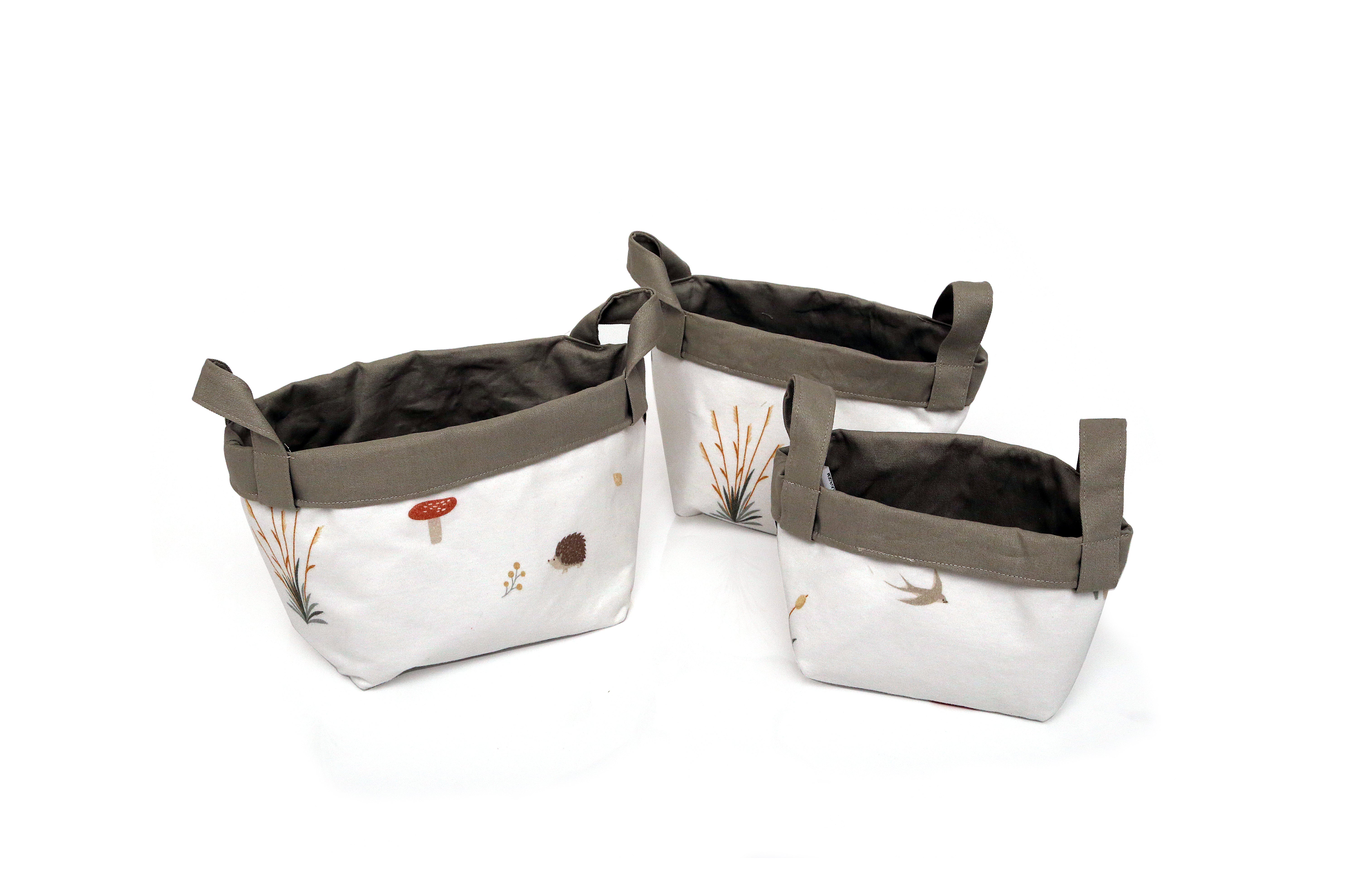 KIT 3 CESTAS ORGANIZADORAS - OURIÇO