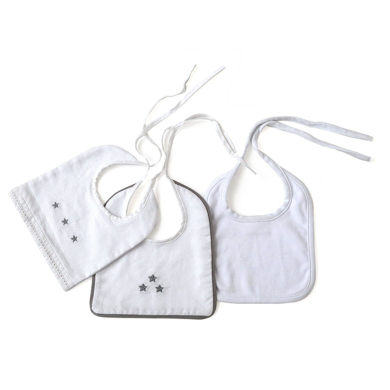Kit 3 babadores Star