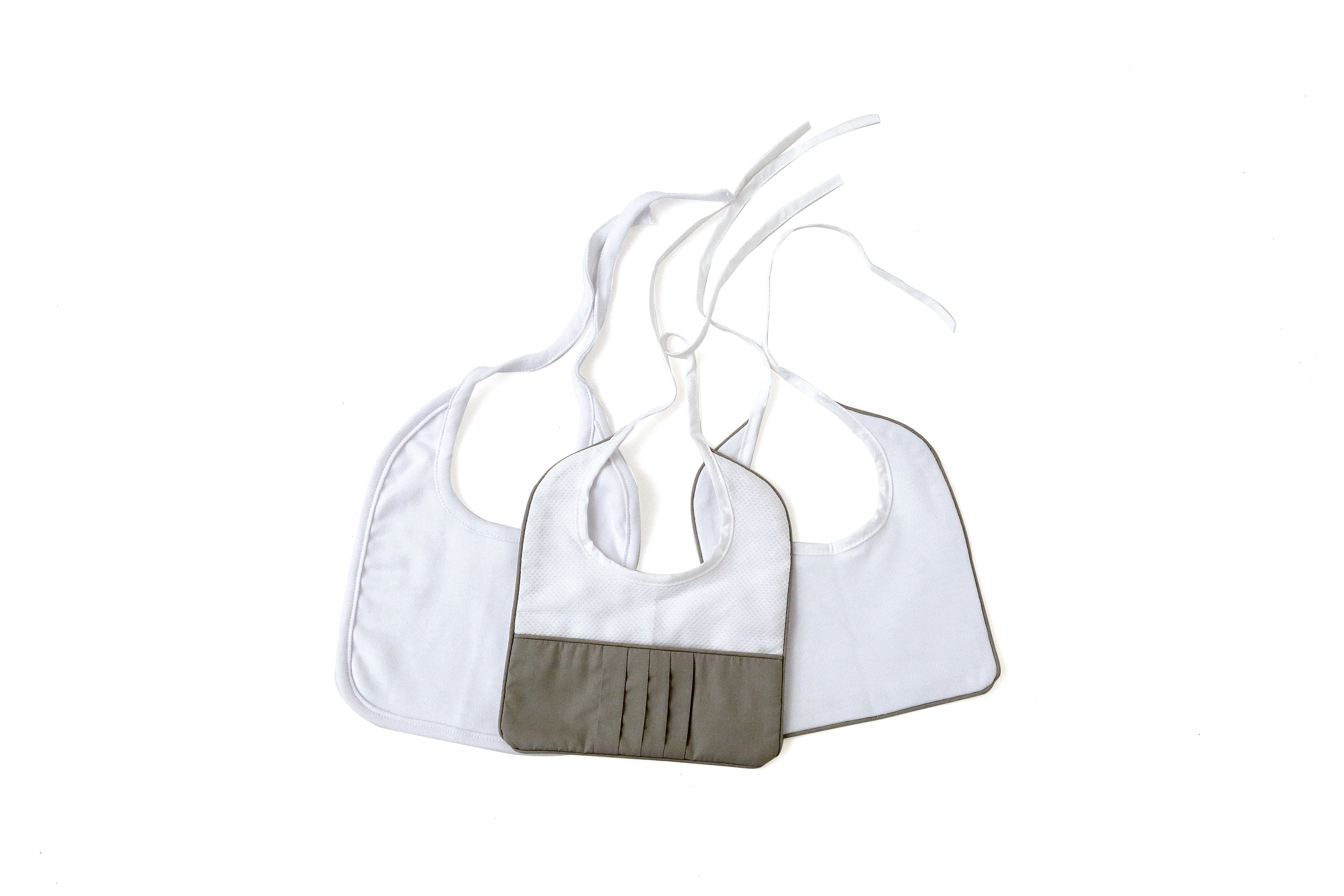 Kit 3 Babadores Cordonê