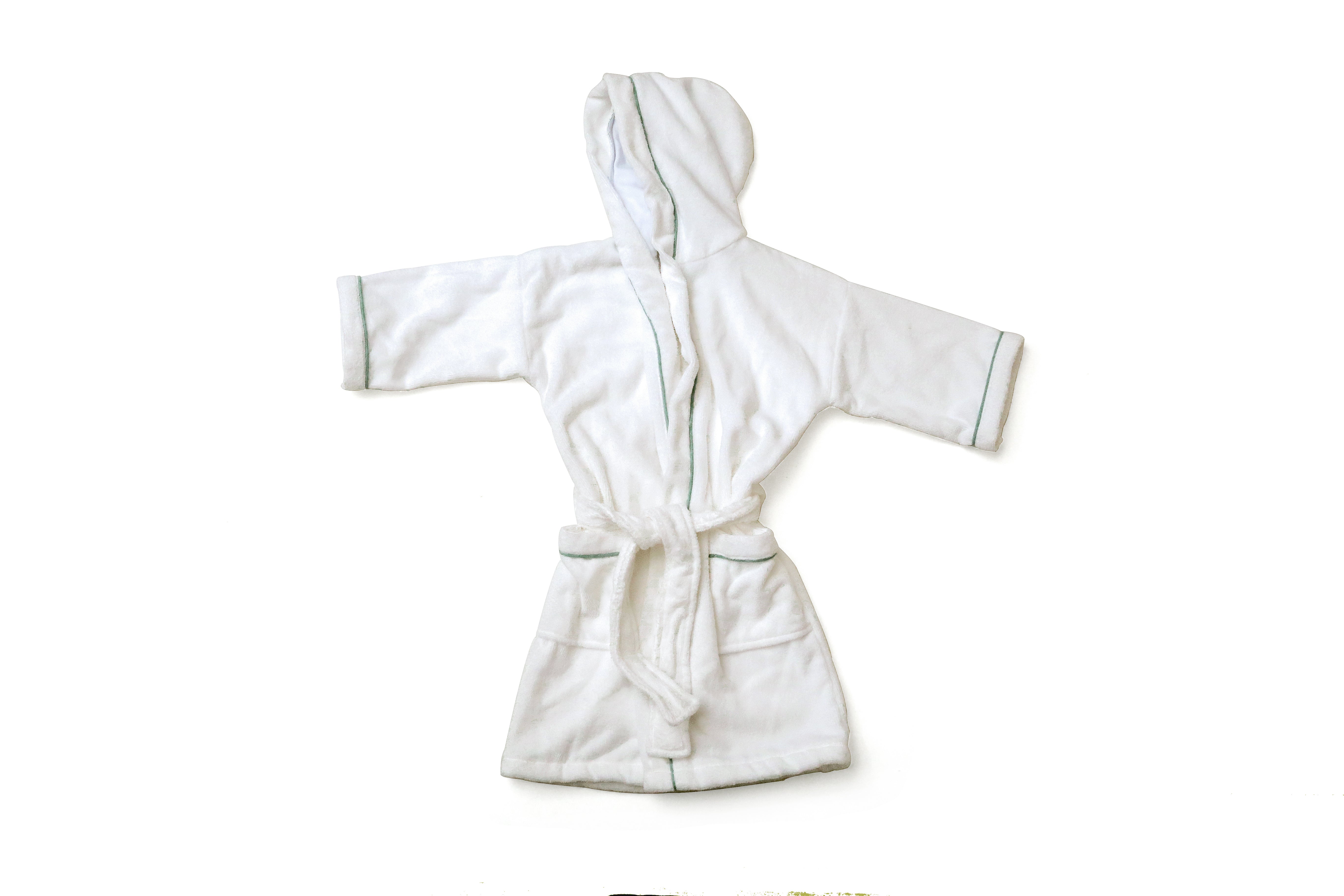 ROUPÃO FELPA BRANCA C/ CAPUZ - CORDONÊ