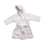 Roupão com Capuz Baby Bordado Branco