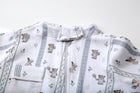 Pijama Macacão Baby 100% Algodão Ursinho Nina Materna by Fio a Fio