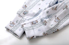 Pijama Macacão Baby 100% Algodão Ursinho Nina Materna by Fio a Fio