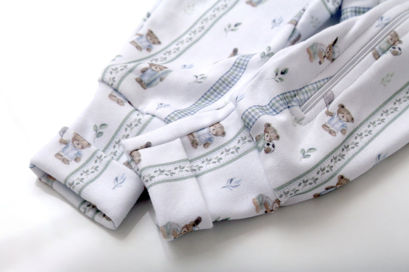 Pijama Macacão Baby 100% Algodão Ursinho Nina Materna by Fio a Fio