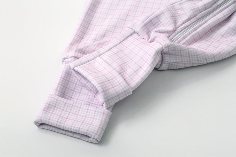 Pijama Macacão Baby Xadrez Rosa | Nina Materna by Fio a Fio
