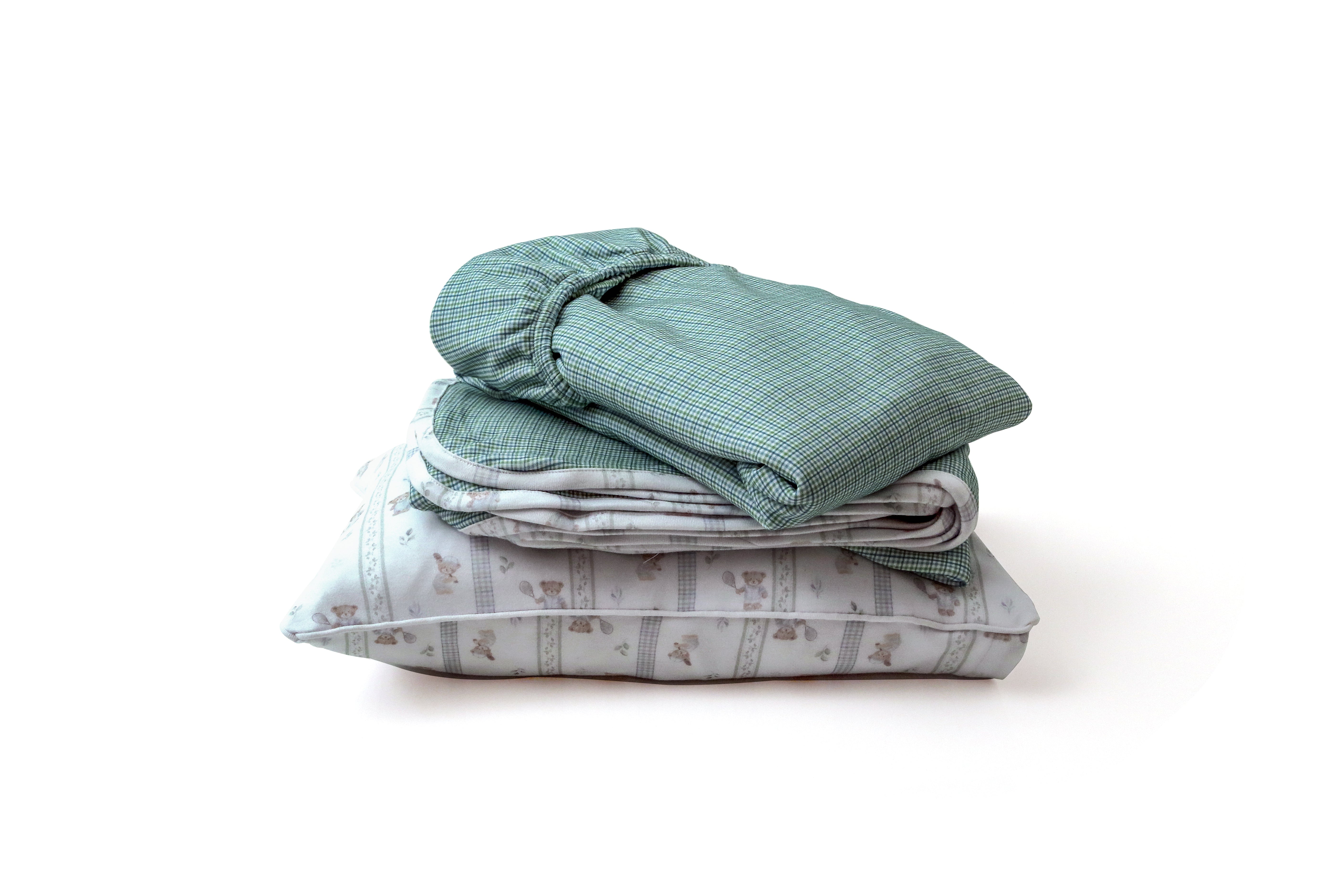 Jogo de Lençol Berço Nina Materna Azul