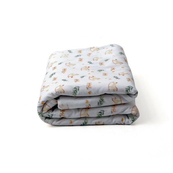 Kit Capa e Recheio Duvet  Berço Cavalinho 0,90 x 1,35