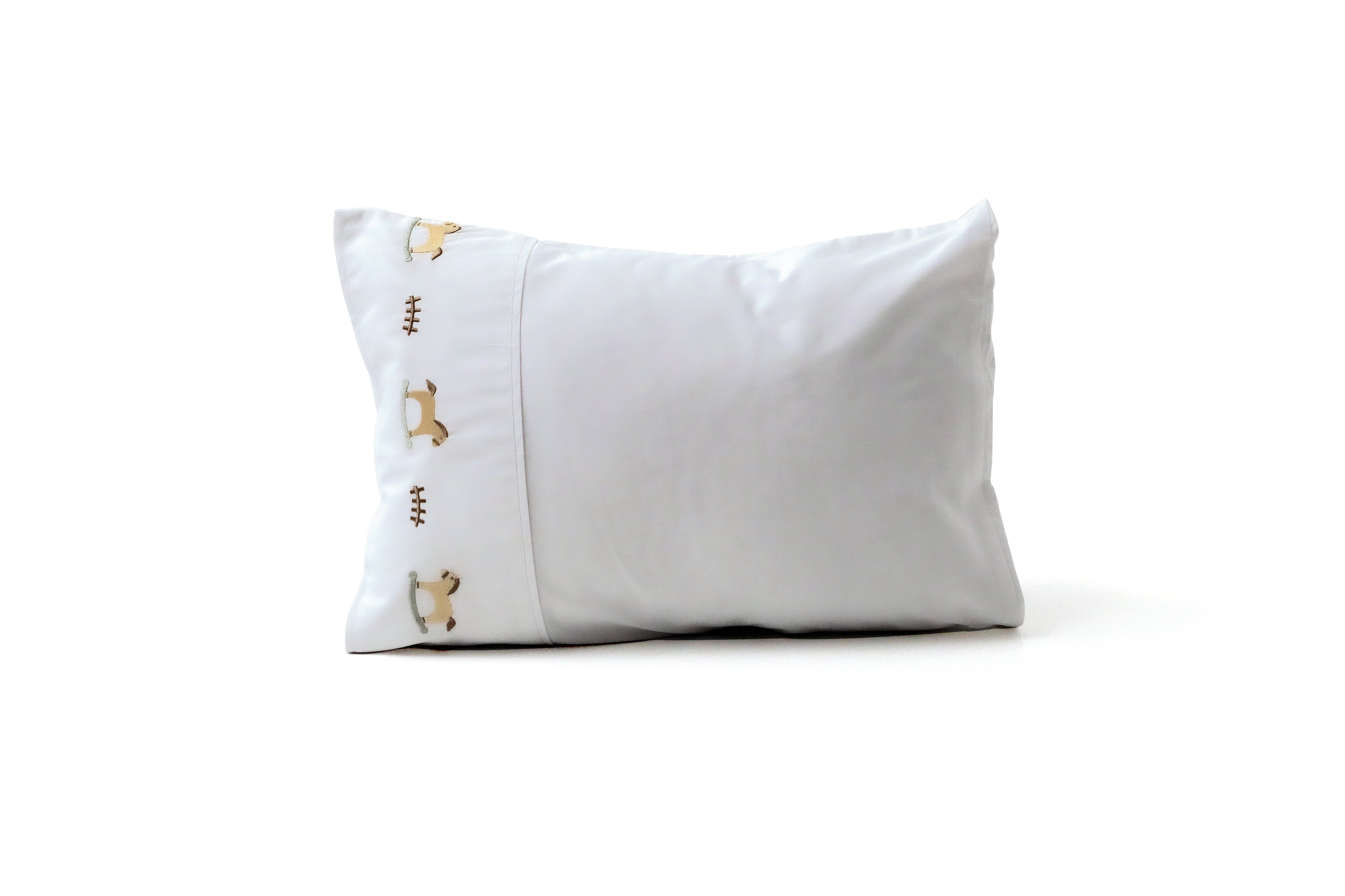 JOGO DE LENÇOL BERÇO 300 FIOS BORDADO CAVALINHO