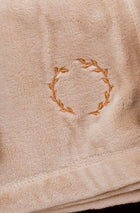 Manta Cobertor Microfibra Folhas  0,90 x 1,10