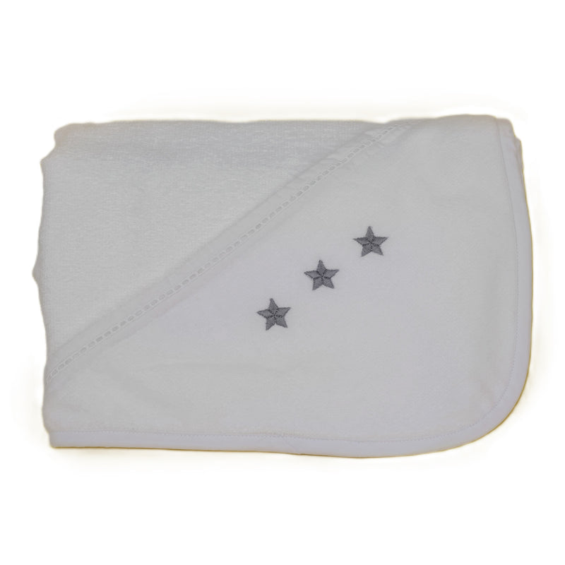Toalha de banho com Capuz Baby Star 100% Algodão