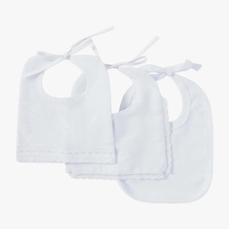 Kit 3 Babadores Bordado