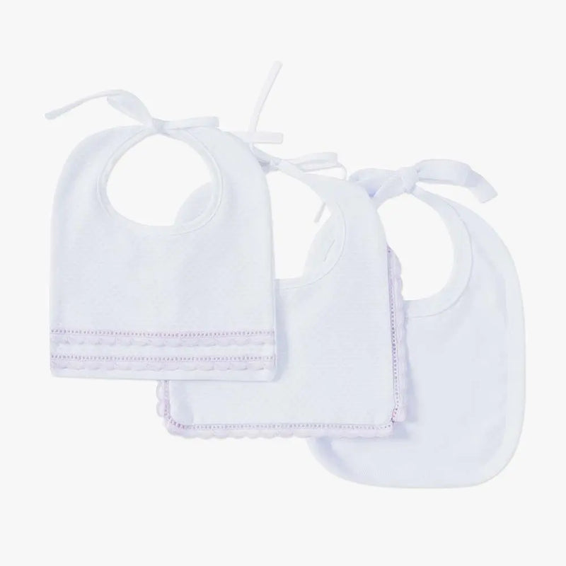 Kit 3 Babadores Bordado